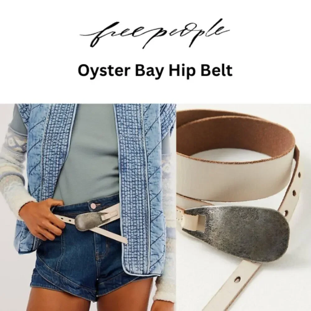 NEW - Free People Oyster Bay Hip Belt M - L